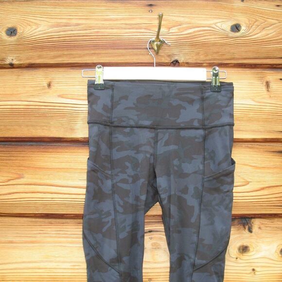 Lululemon Womens Camo Fast  Free Tights Size 4 - Picture 4 of 8